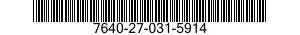 7640-27-031-5914 MAP 7640270315914 270315914