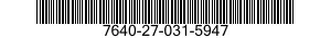 7640-27-031-5947 MAP 7640270315947 270315947