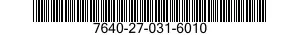 7640-27-031-6010 MAP 7640270316010 270316010