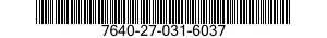 7640-27-031-6037 MAP 7640270316037 270316037