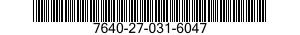 7640-27-031-6047 MAP 7640270316047 270316047