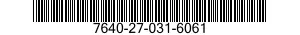 7640-27-031-6061 MAP 7640270316061 270316061