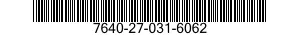 7640-27-031-6062 MAP 7640270316062 270316062