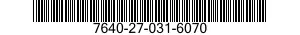 7640-27-031-6070 MAP 7640270316070 270316070