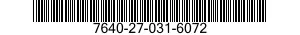 7640-27-031-6072 MAP 7640270316072 270316072