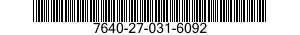 7640-27-031-6092 MAP 7640270316092 270316092