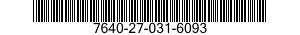 7640-27-031-6093 MAP 7640270316093 270316093