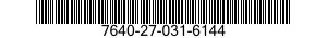7640-27-031-6144 MAP 7640270316144 270316144