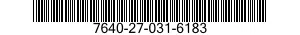7640-27-031-6183 MAP 7640270316183 270316183