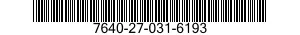 7640-27-031-6193 MAP 7640270316193 270316193