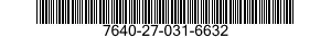 7640-27-031-6632 MAP 7640270316632 270316632