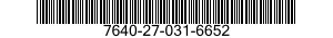 7640-27-031-6652 MAP 7640270316652 270316652