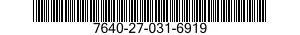 7640-27-031-6919 MAP 7640270316919 270316919