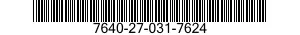 7640-27-031-7624 MAP 7640270317624 270317624