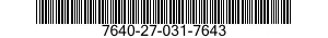 7640-27-031-7643 MAP 7640270317643 270317643
