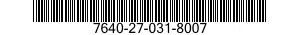 7640-27-031-8007 MAP 7640270318007 270318007