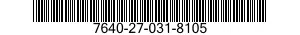 7640-27-031-8105 MAP 7640270318105 270318105
