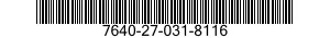 7640-27-031-8116 MAP 7640270318116 270318116