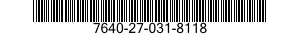 7640-27-031-8118 MAP 7640270318118 270318118