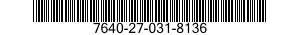 7640-27-031-8136 MAP 7640270318136 270318136
