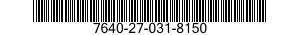 7640-27-031-8150 MAP 7640270318150 270318150