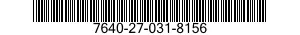 7640-27-031-8156 MAP 7640270318156 270318156