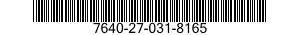 7640-27-031-8165 MAP 7640270318165 270318165