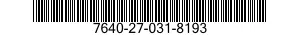 7640-27-031-8193 MAP 7640270318193 270318193