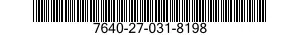 7640-27-031-8198 MAP 7640270318198 270318198