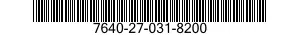 7640-27-031-8200 MAP 7640270318200 270318200