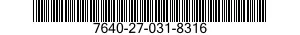 7640-27-031-8316 MAP 7640270318316 270318316