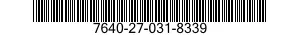 7640-27-031-8339 MAP 7640270318339 270318339