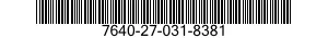 7640-27-031-8381 MAP 7640270318381 270318381