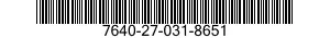 7640-27-031-8651 MAP 7640270318651 270318651