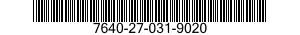 7640-27-031-9020 MAP 7640270319020 270319020