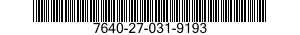 7640-27-031-9193 MAP 7640270319193 270319193