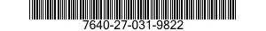 7640-27-031-9822 MAP 7640270319822 270319822