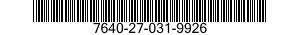 7640-27-031-9926 MAP 7640270319926 270319926