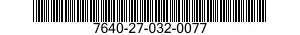 7640-27-032-0077 MAP 7640270320077 270320077
