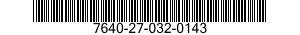 7640-27-032-0143 MAP 7640270320143 270320143