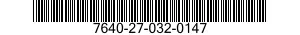 7640-27-032-0147 MAP 7640270320147 270320147