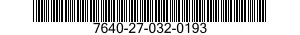 7640-27-032-0193 MAP 7640270320193 270320193