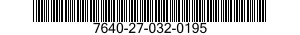 7640-27-032-0195 MAP 7640270320195 270320195