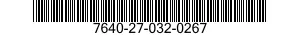7640-27-032-0267 MAP 7640270320267 270320267
