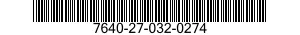 7640-27-032-0274 MAP 7640270320274 270320274