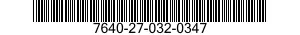 7640-27-032-0347 MAP 7640270320347 270320347