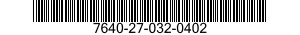 7640-27-032-0402 MAP 7640270320402 270320402