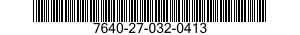 7640-27-032-0413 MAP 7640270320413 270320413