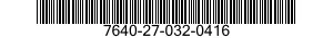 7640-27-032-0416 MAP 7640270320416 270320416