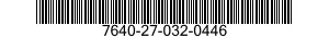 7640-27-032-0446 MAP 7640270320446 270320446